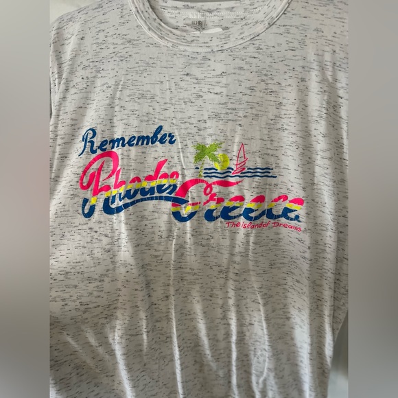 Large vintage washed out retro quarter tee - Picture 3 of 3